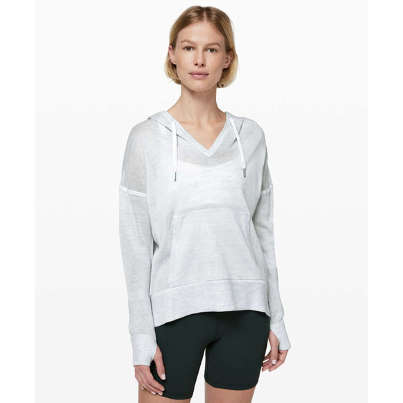 Lululemon Linen Lightweight Relaxed Hoodie 4 Blue NWOT*f - Picture 2 of 14